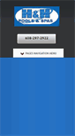 Mobile Screenshot of handhpoolsandspas.com